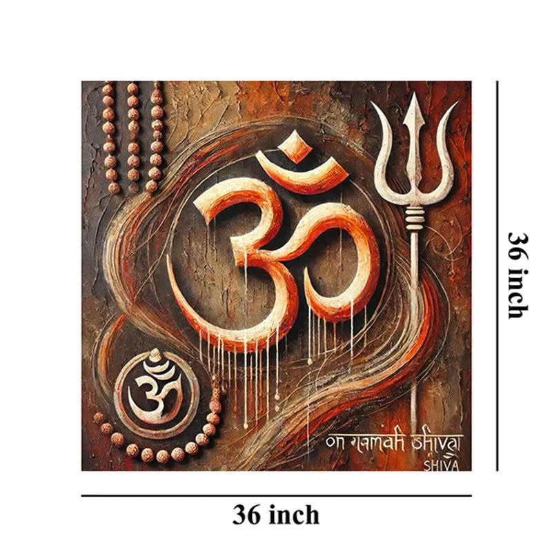 Sacred Symbol Om Wall Painting media 8