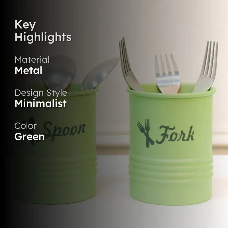 Ferrous Fun Cutlery Holder (Green) - Set Of Two media 2