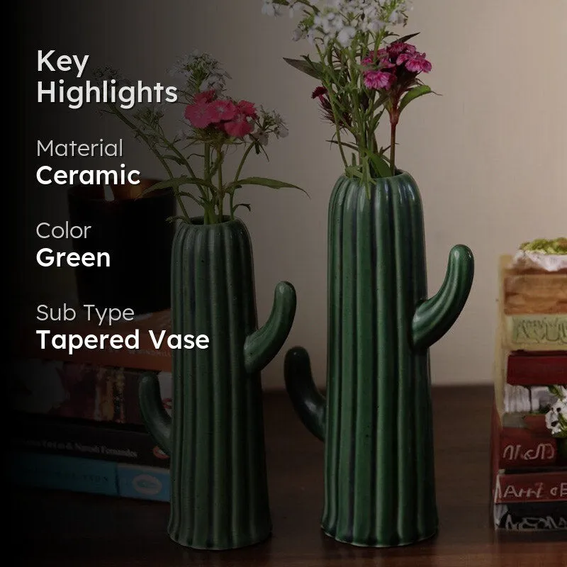 Cacti Crista Vase - Set Of Two media 2