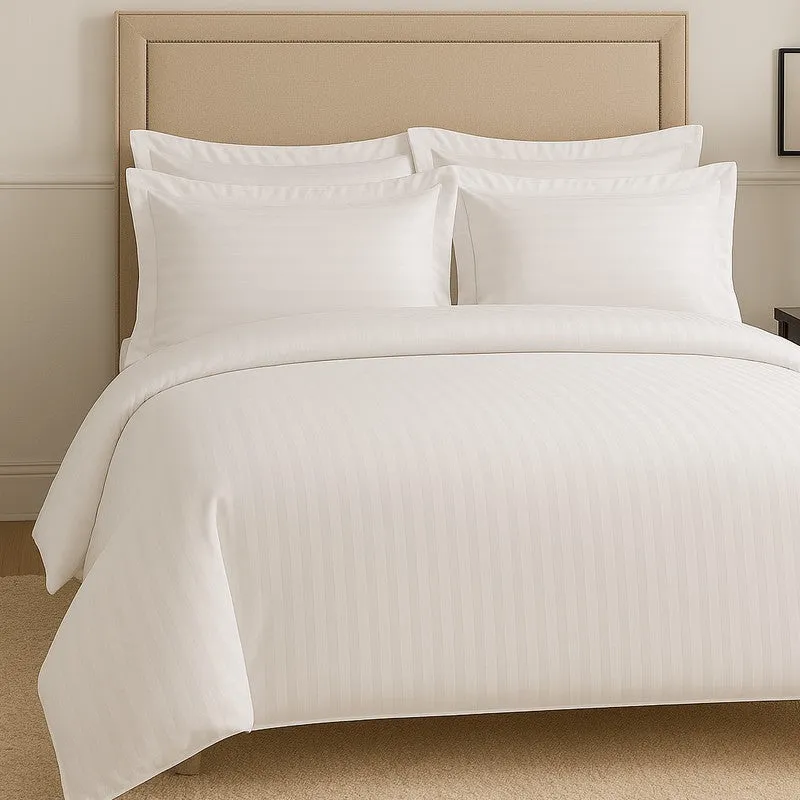 PureLine Cotton Bedsheet (White) - 600 TC media 4