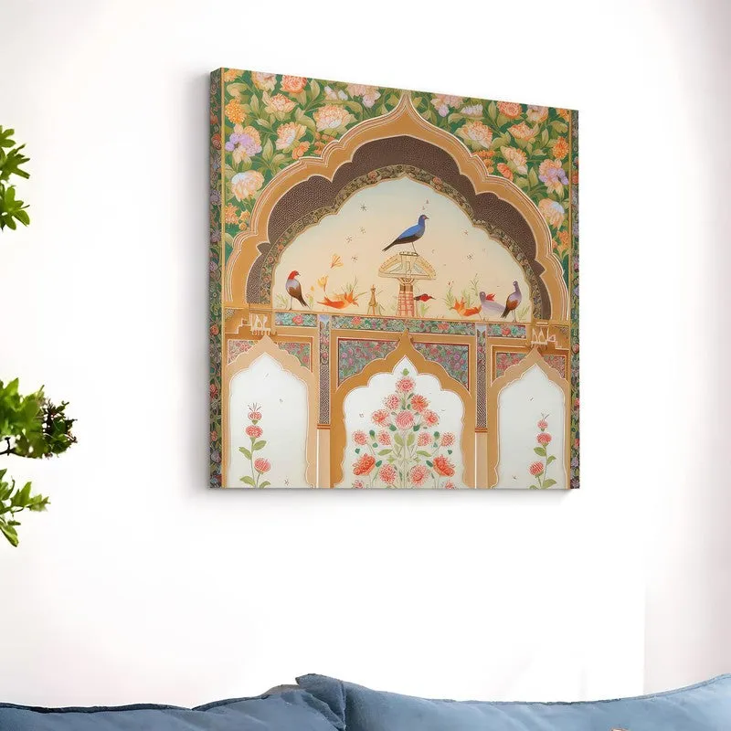 PeacockAura Canvas Wall Art media 9