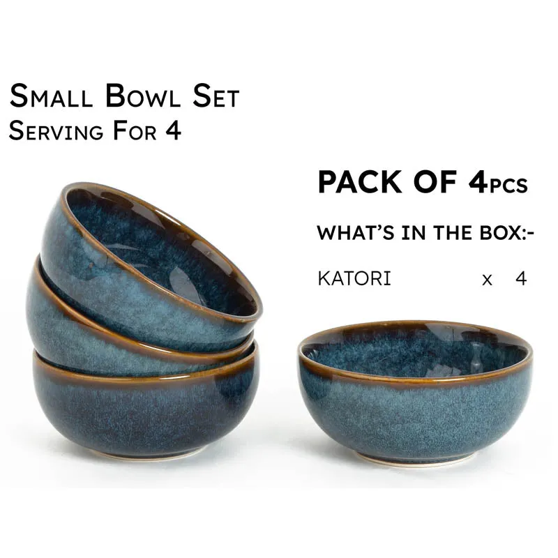 Tarangini Handmade Serving Bowl(160 ML) - Set of Four media 3
