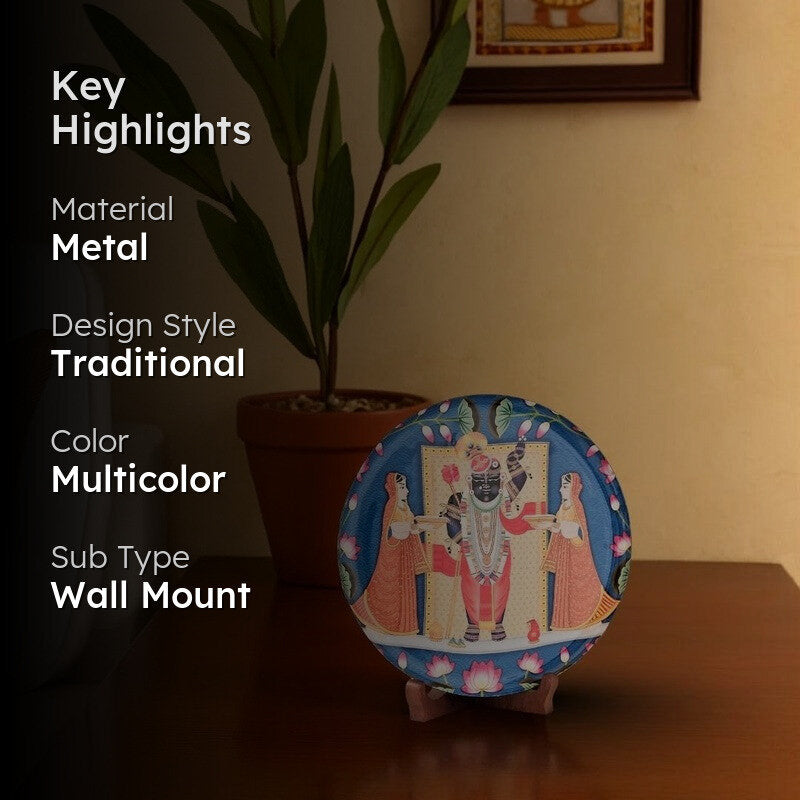 Srinathji Metal Wall Plate media 2