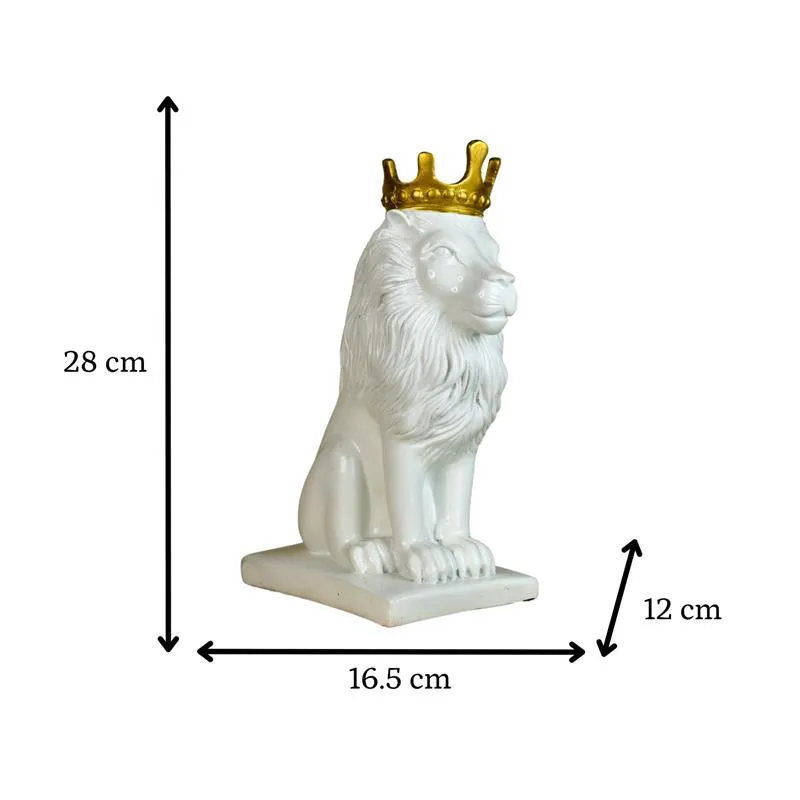 Leo Crown Showpiece - White media 8