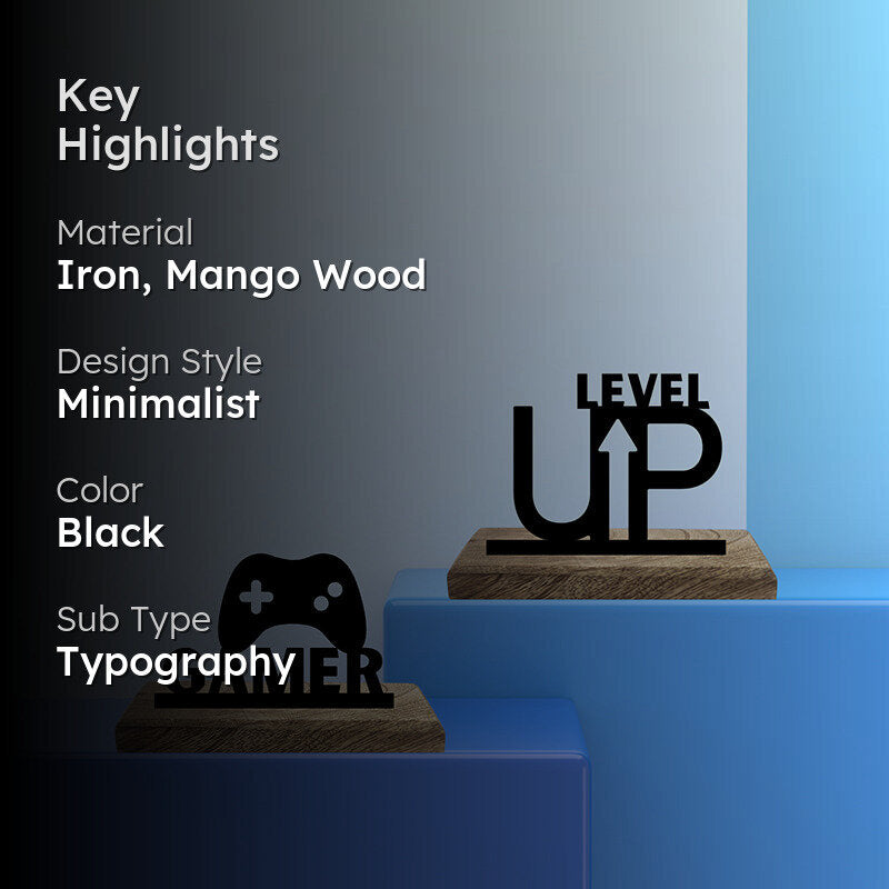 Level Up Gamer Showpiece - Set Of Two media 2