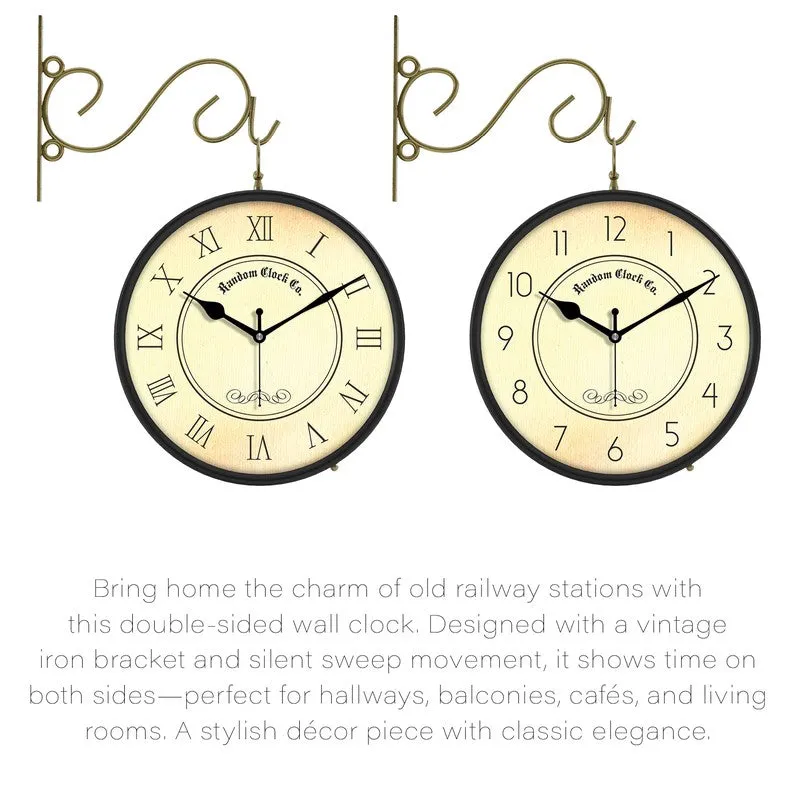 Pennwick Double Sided Wall Clock media 5