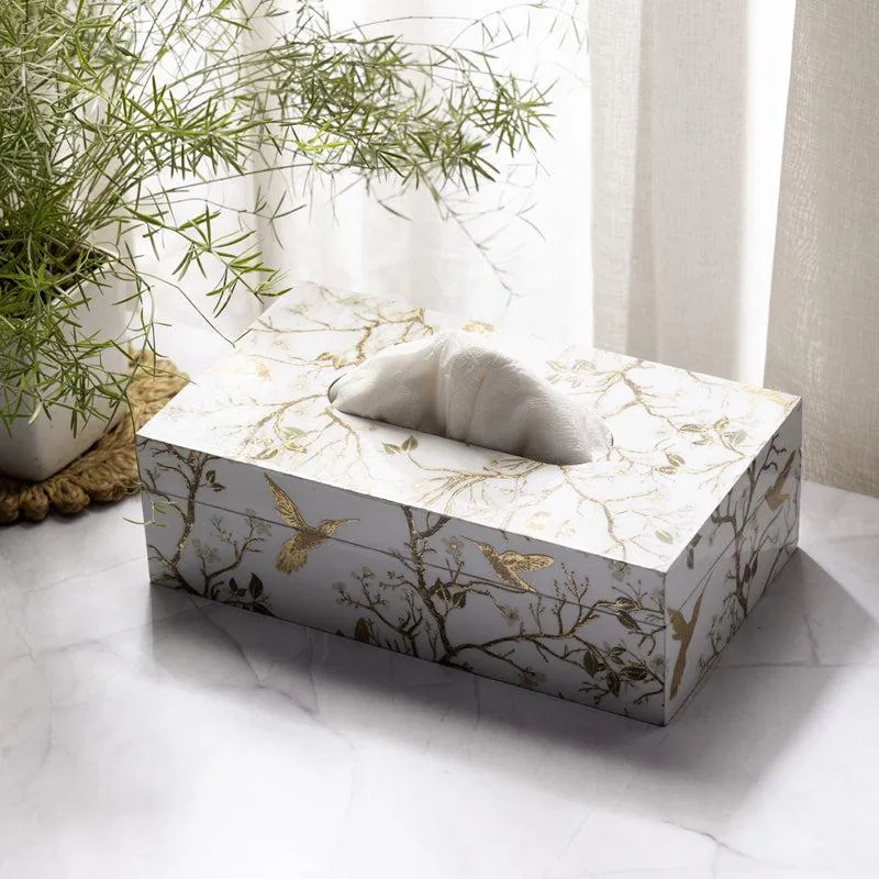 Bird Haven Handmade Tissue Box media 1