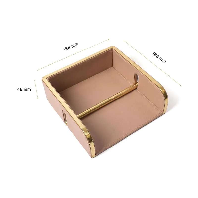 Ceastra Neo Faux Leather Tissue Holder - Beige media 9