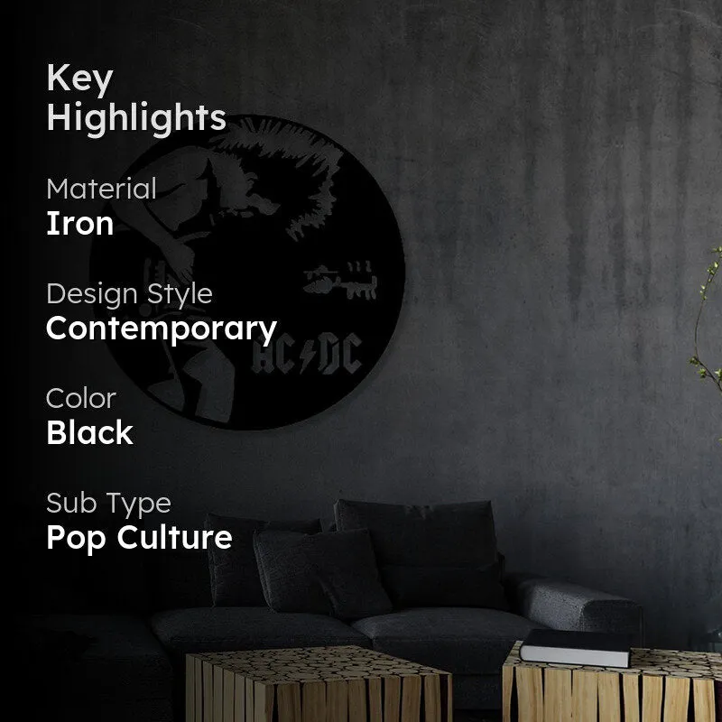 AC DC Rock Iron Wall Accent media 2