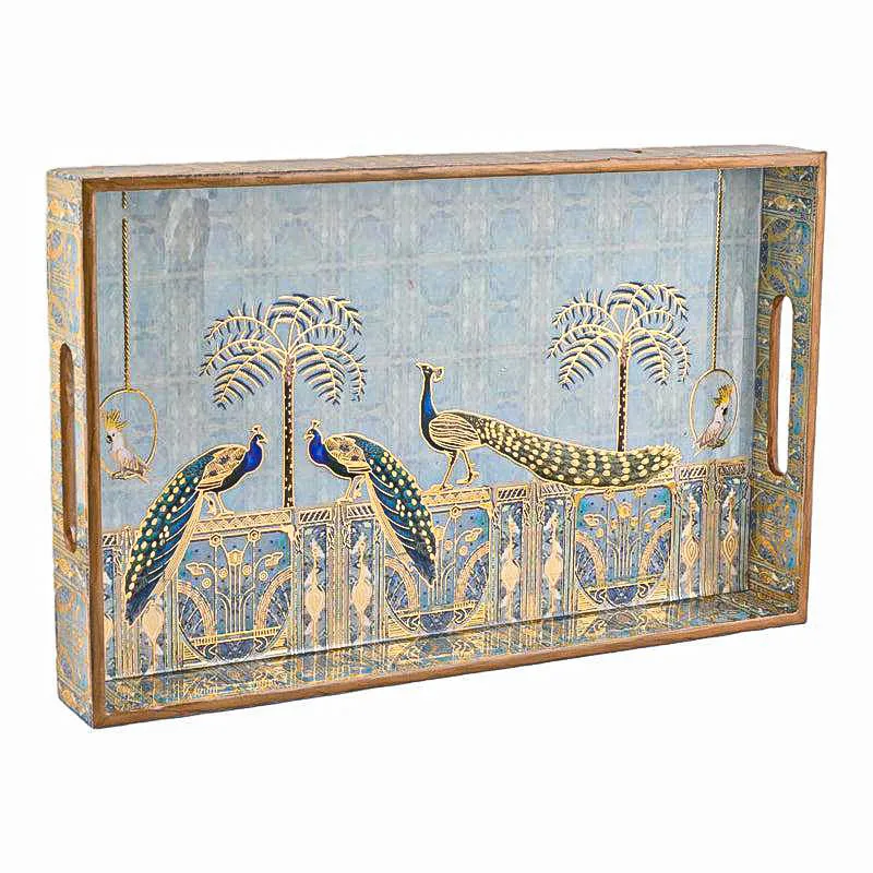 Chitramayi Wood Serving Tray media 7