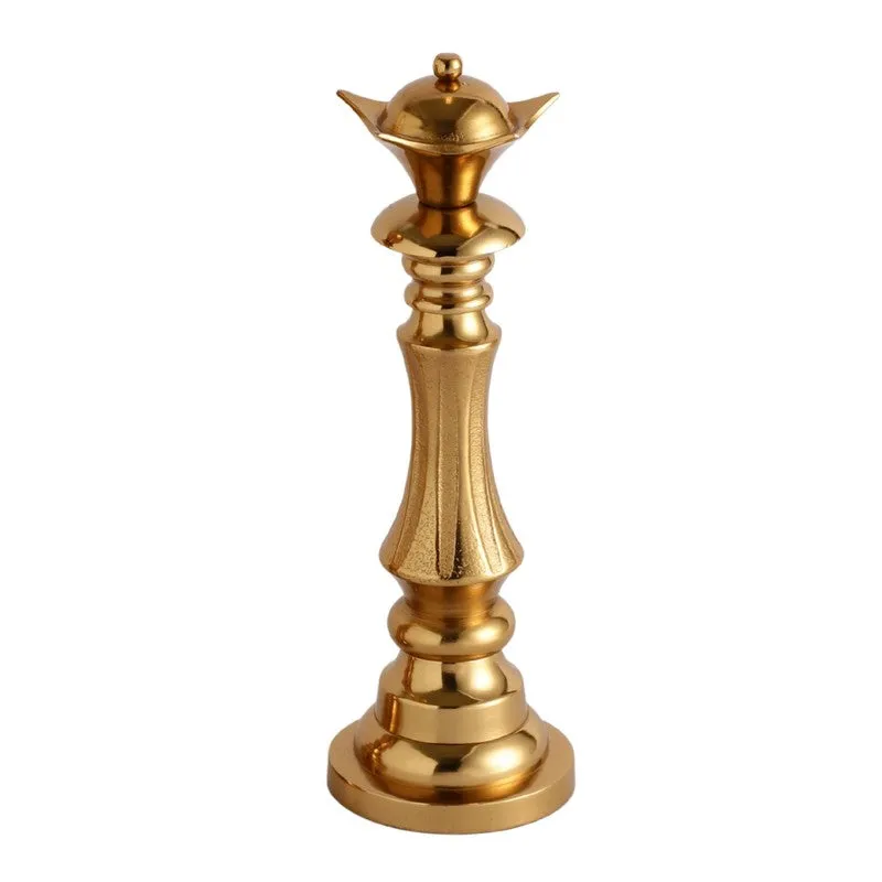 Elegant Queen Chess Piece- Gold media 5
