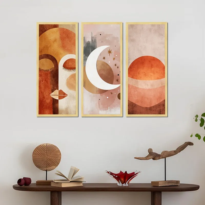 Facial Framed Wall Art - Set Of Three media 6