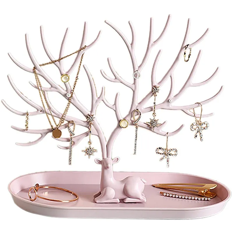 Autumn Tree Jewellery Organizer - Pink media 3
