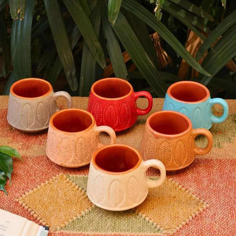 Bergo Ceramic Tea Cup (200 mL Each) - Set of Six media 3