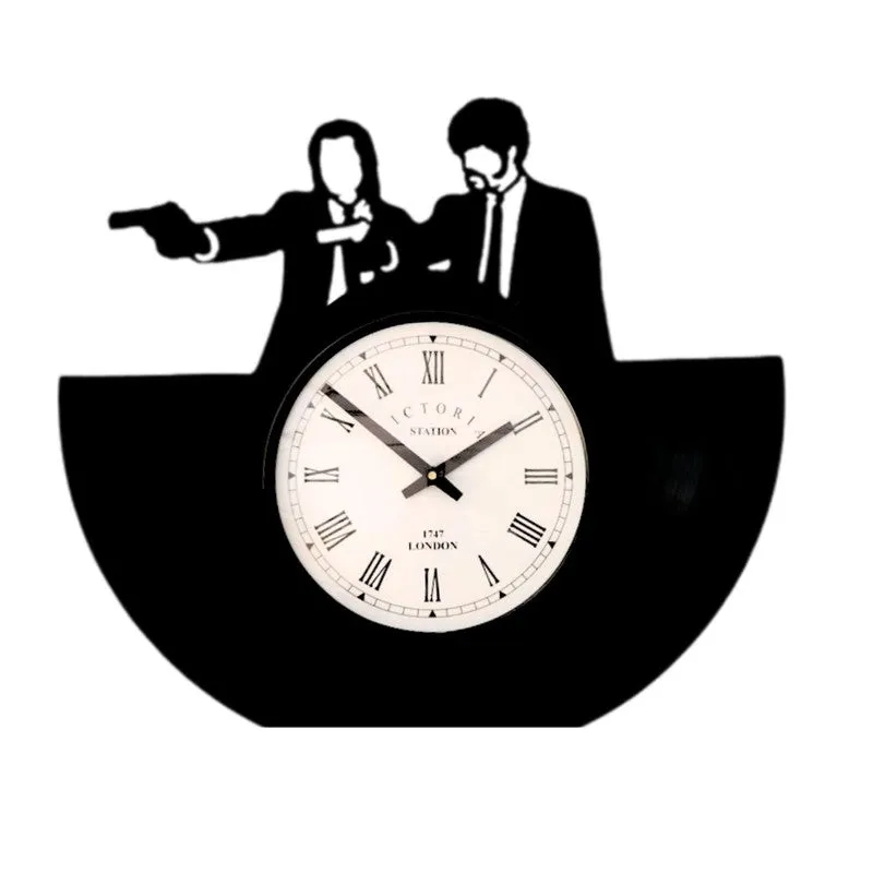 Duo Steel Analog Wall Clock - Black media 4