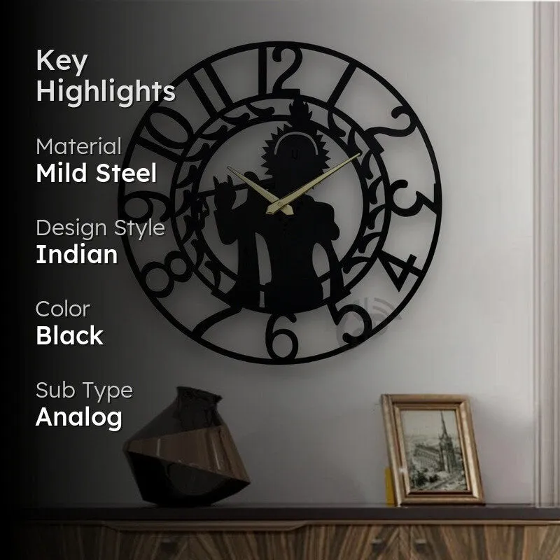 Echoes Silent Wall Clock - Black media 2