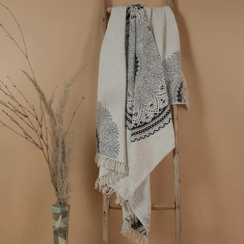Kutch Knot Printed Cotton Throw media 4