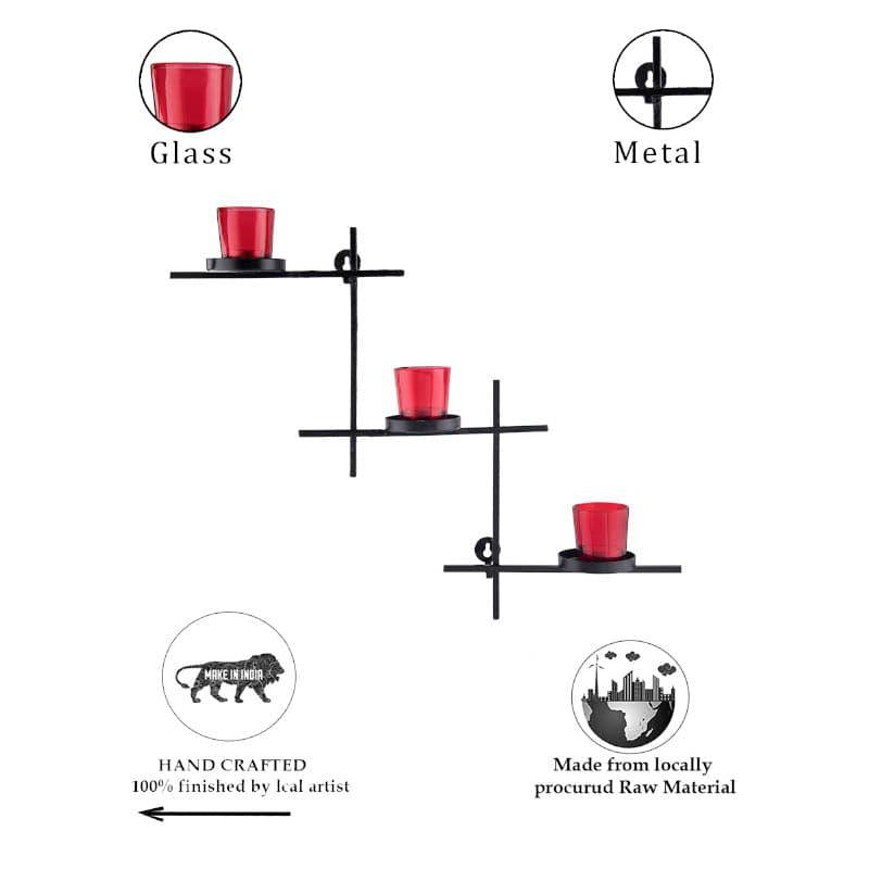 Luminaire Votive Trio (Red) - Set Of Two media 5