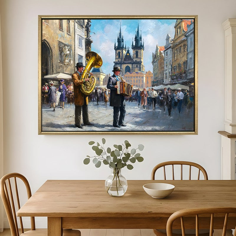Rhapsody Canvas Wall Painting With Frame