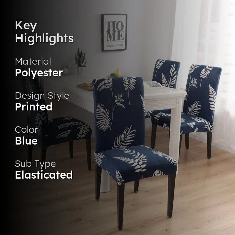 Leafy Affair Polyester Chair Cover media 2