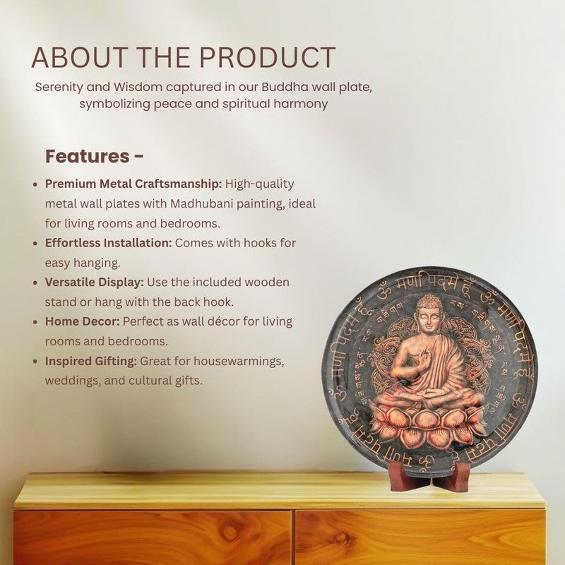 Buddha Charm Wall Plate media 9