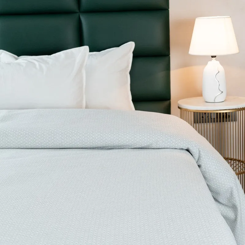 Axis Loom Cotton Bedsheet (Grey) - 300 TC media 5