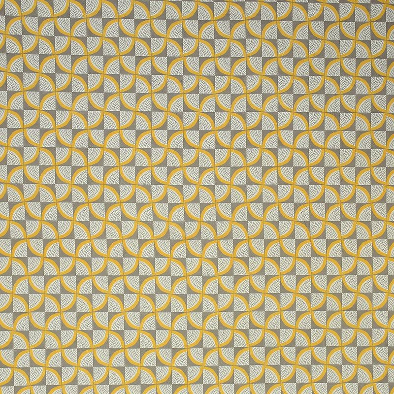 Selenia Floral Microfiber Bedsheet (Grey & Yellow) - 130 GSM media 5