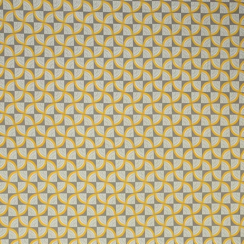 Selenia Floral Microfiber Bedsheet (Grey & Yellow) - 130 GSM media 5