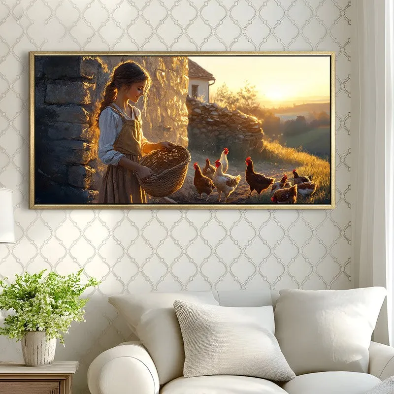 Homestead Canvas Wall Painting With Frame media 4