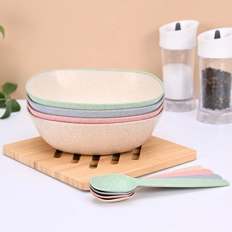 Sustaina Mixing Bowl With Spoon (750 mL Each) - Eight Piece Set media 1