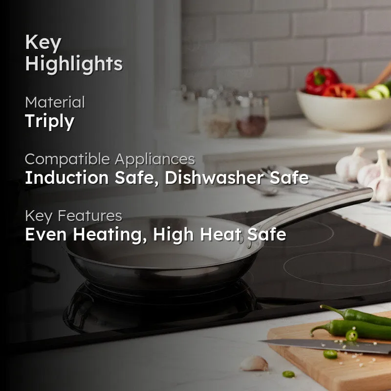 Bergner Induction Safe Frying Pan - 1500 ml/9 Inches media 2