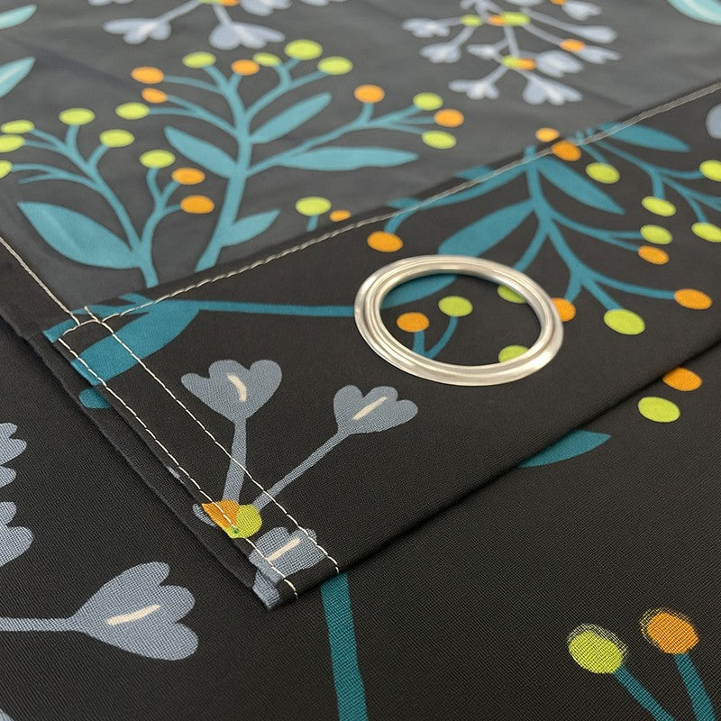 Midnight Garden Curtain - Set Of Three media 5