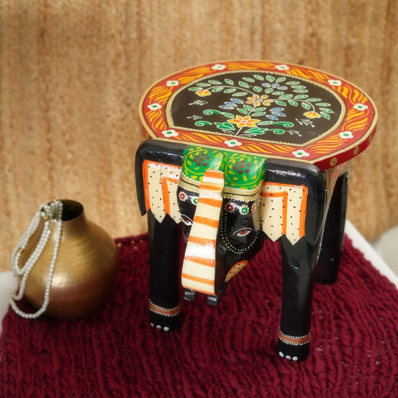 Virex Color Art Mango Wood Stool