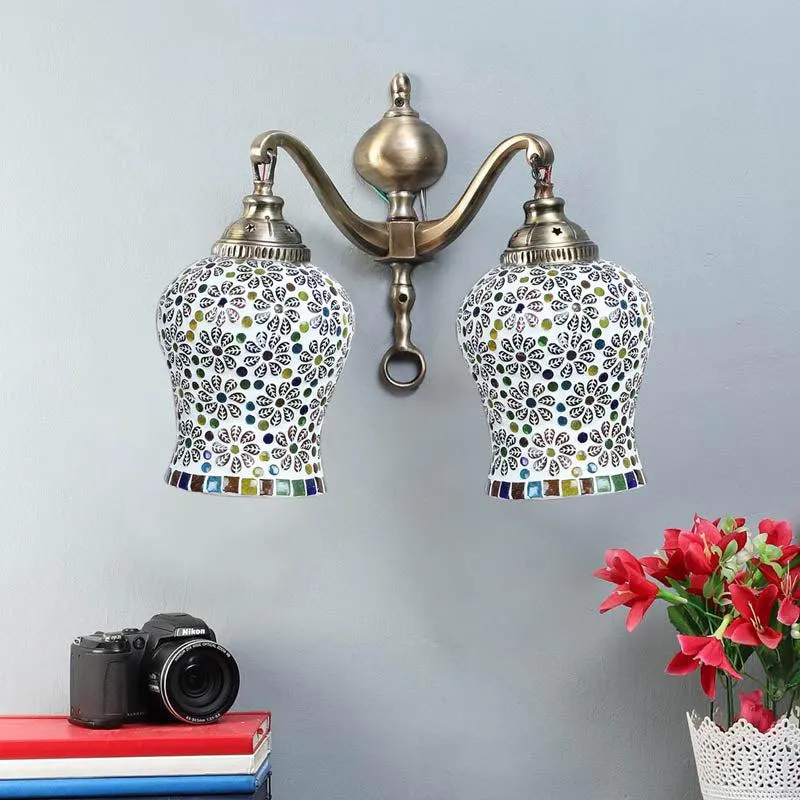 Cosmic Metal Mosaic Wall Lamp media 3
