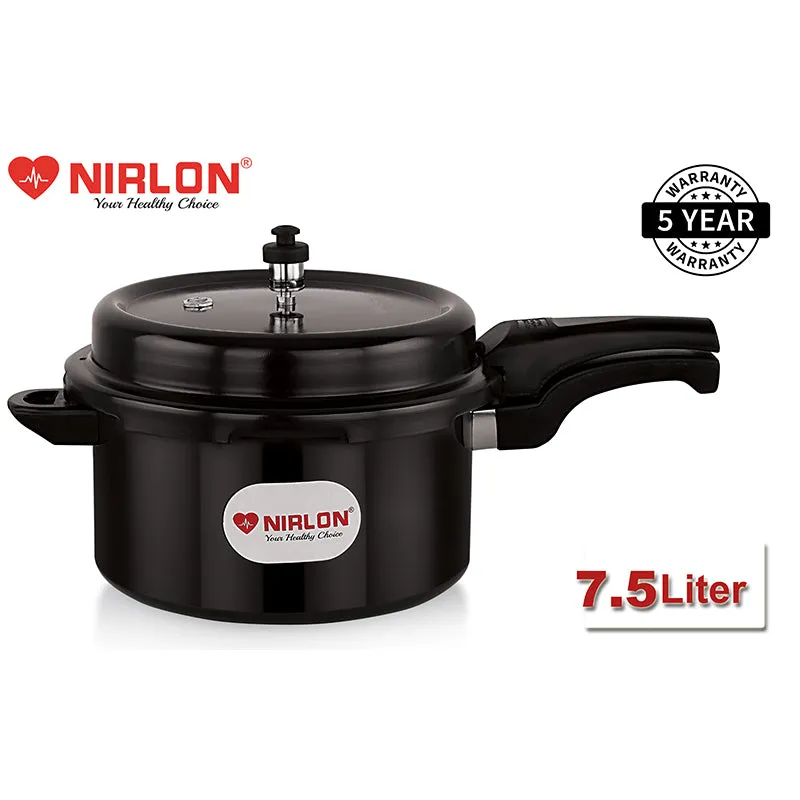 Nirlon Hard Anodized Pressure Cooker - 7500 mL media 1
