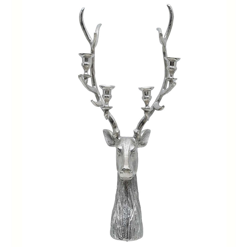 Stag Shine Candle Holder - Silver media 4