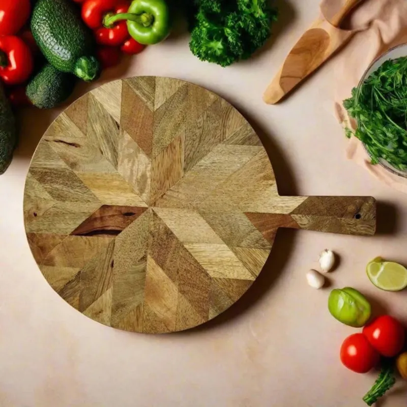 Parquet II Wood Chopping Board media 1