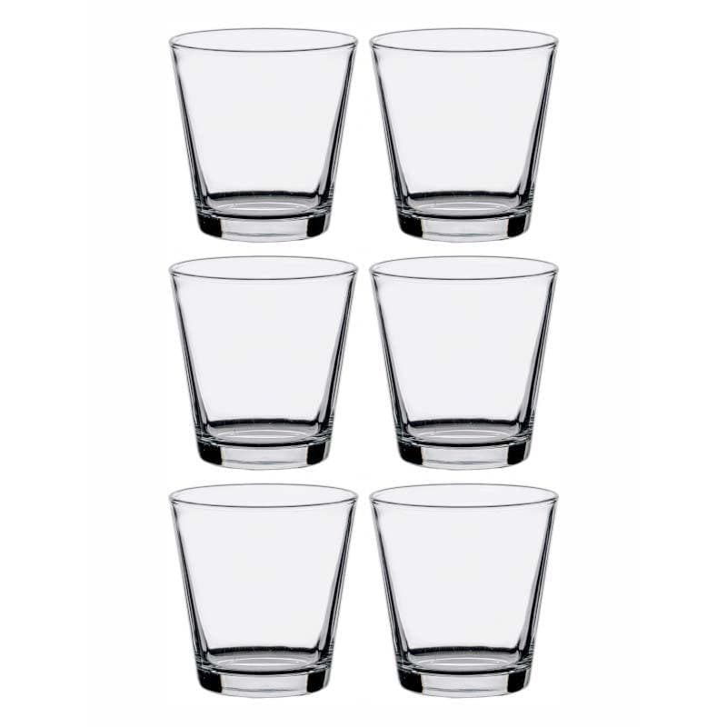 Sleek Cut Glass Tumbler (260 ML) - Set Of Six media 4