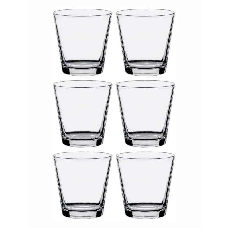 Sleek Cut Glass Tumbler (260 ML) - Set Of Six media 4