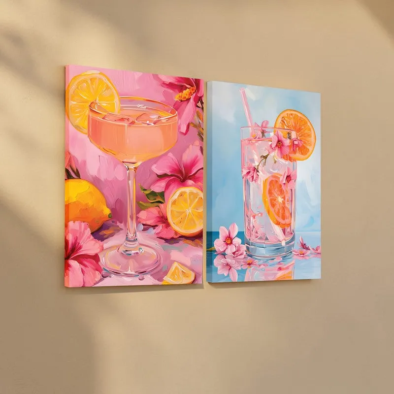 Drink Culture Canvas Wall Art - Set of Two media 5