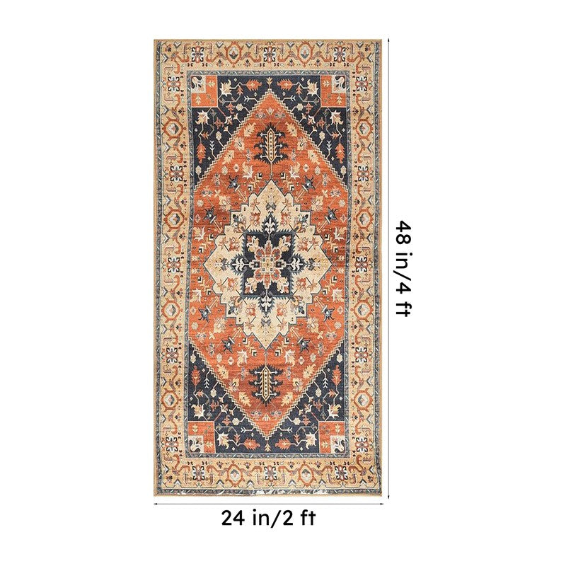 Sahra Velvet Rectangle Anti-Skid Carpet media 8