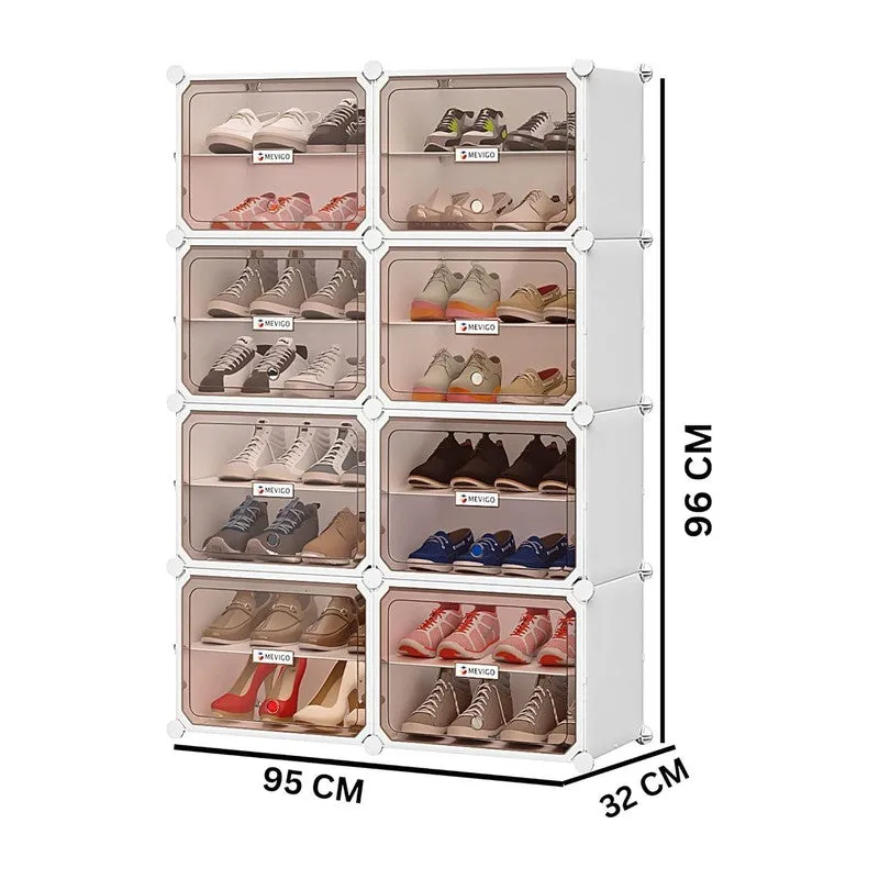 StrataStep White Plastic & Metal Shoe Racks media 9