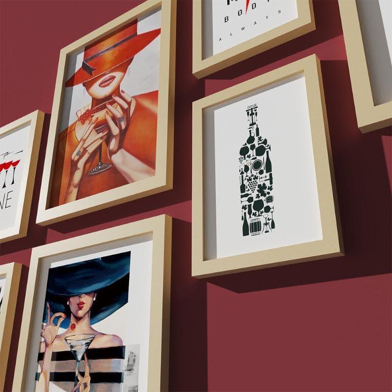 The Night Bar Wall Art - Set Of Seven media 4