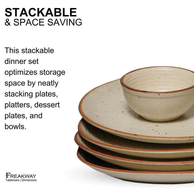 Solvra Aximo Veyra Dinner Set - 4 Piece Set media 5