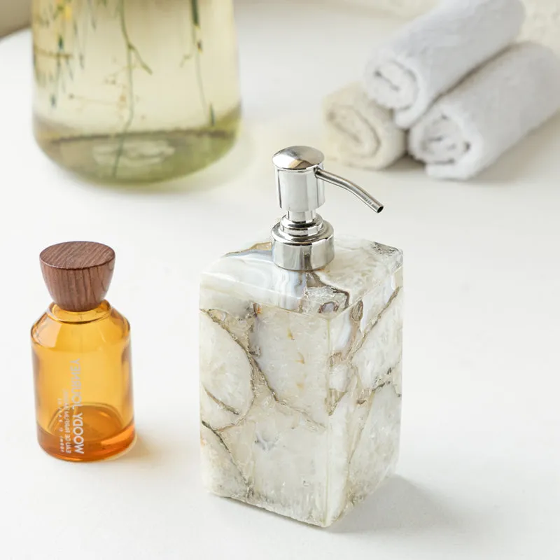 Virelli Handmade Agate Soap Dispenser media 3
