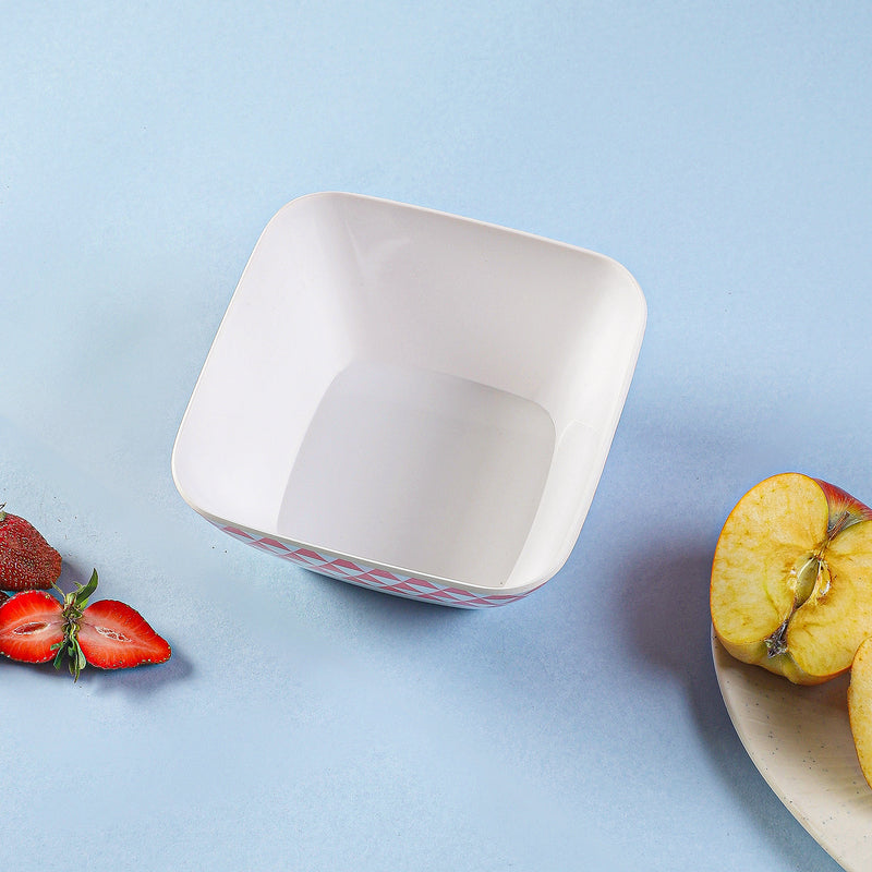 Mivono Snack Bowl (White & Pink) - 1020 ML media 3