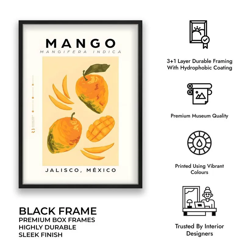 MangoFarm Archival Canvas Wall Art - Black media 10