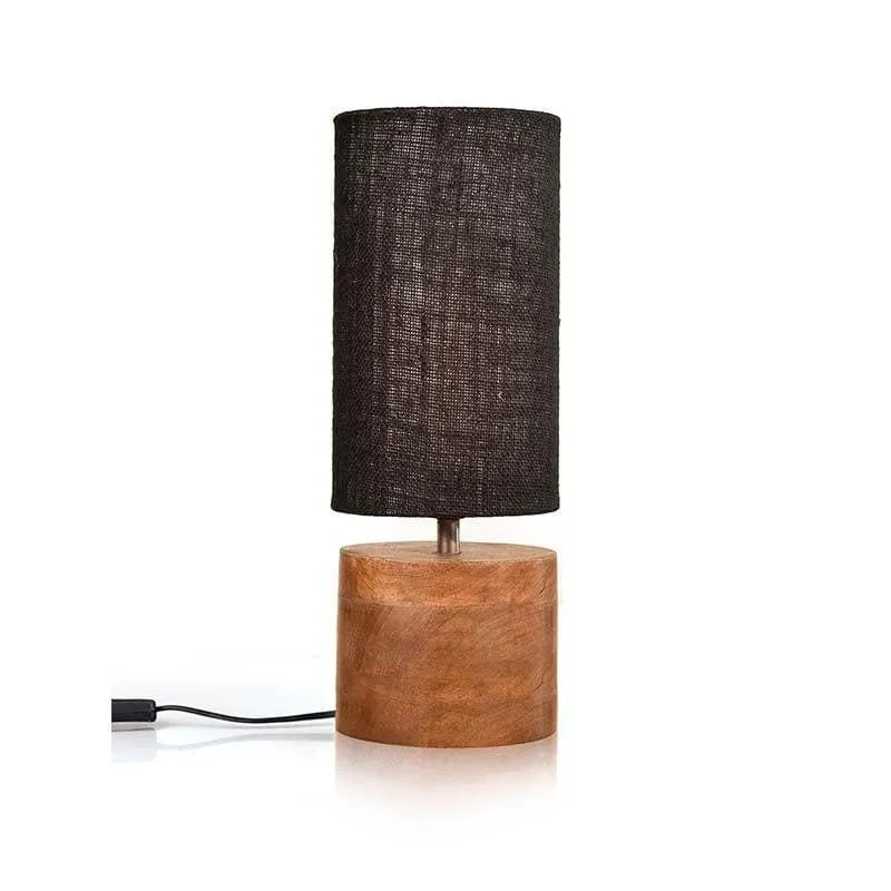 Black Magic Fabric Table Lamp - Black media 4