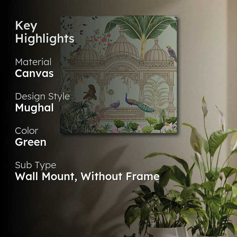 Calm Of Garden Canvas Wall Art media 2