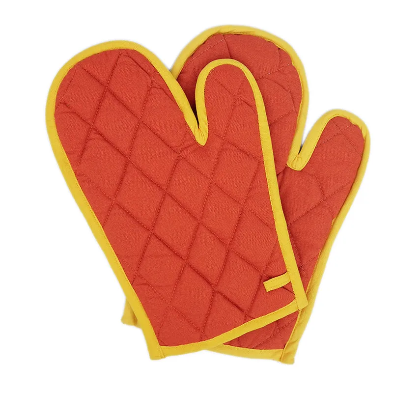 Swayam Teplo Kitchen Gloves (Orange & Yellow) - Set Of Two media 7